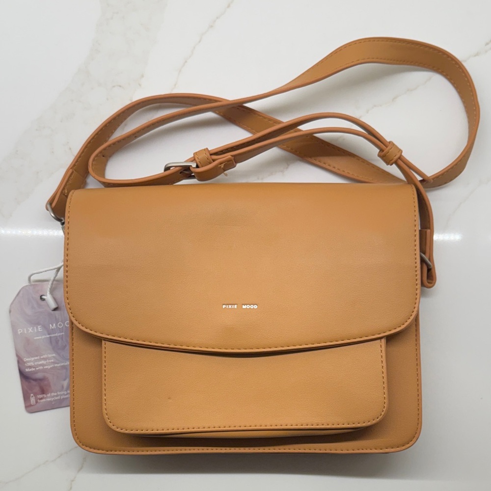 Pixie Mood Camel Crossbody Bag